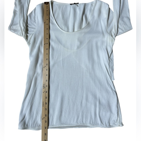 Massimo Dutti Flowing Blouse — Ivory, Style 6832, Size S - Picture 4 of 7